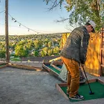 Mountain Views Climbing Wall Mini Golf Hot Tub