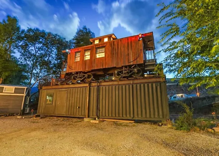 1920S Red Rock Caboose Bike Hike Explore