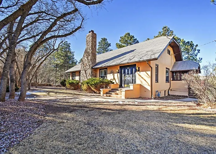 Inviting Colorado Springs House With Spacious Deck!
