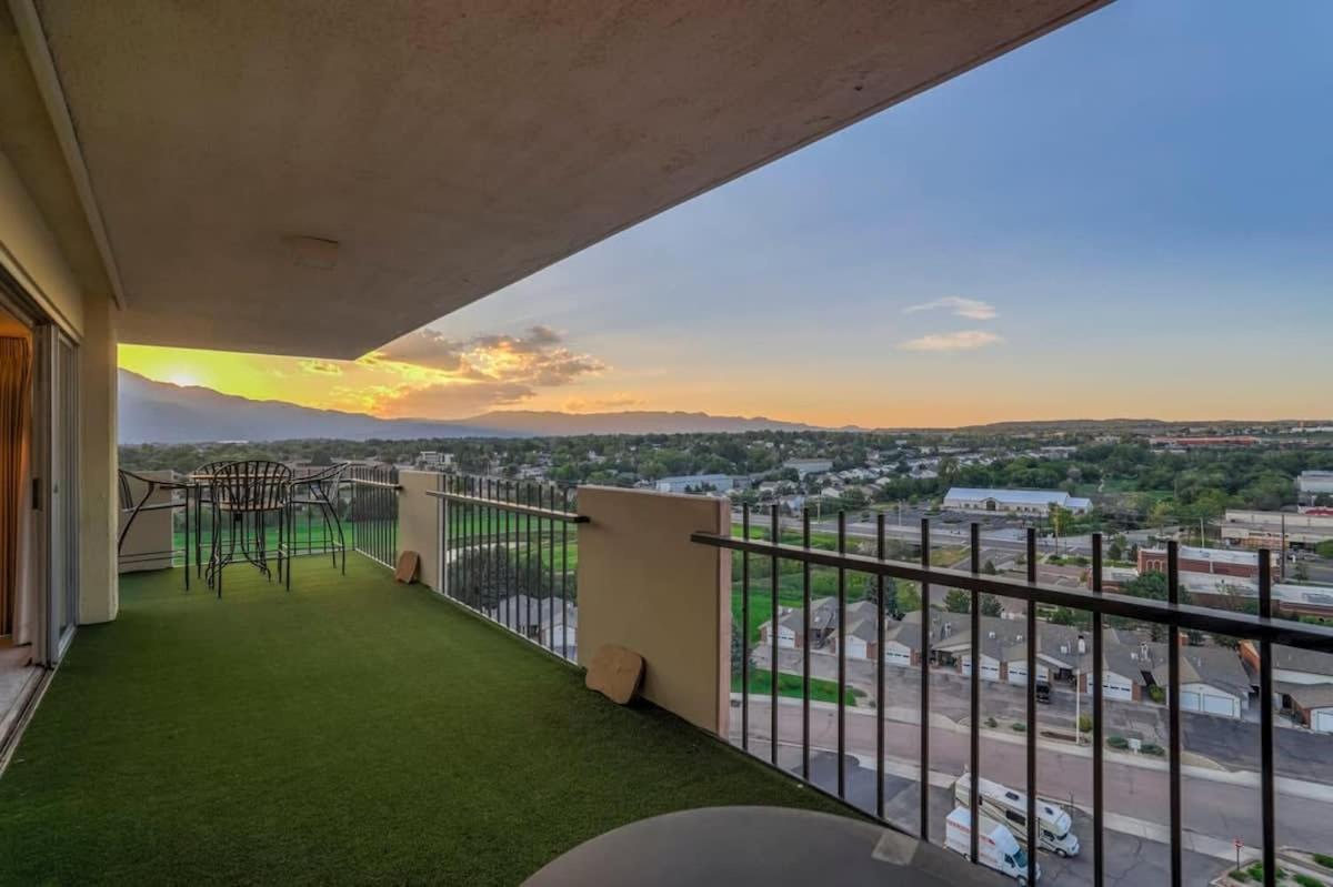 Mountain Views From L-shaped Terrace Colorado Springs