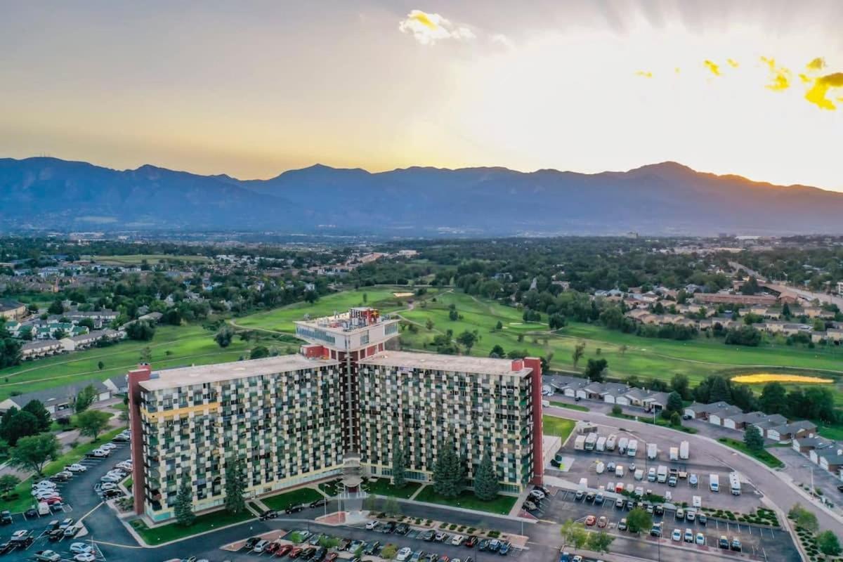 Mountain Views From L-shaped Terrace Colorado Springs