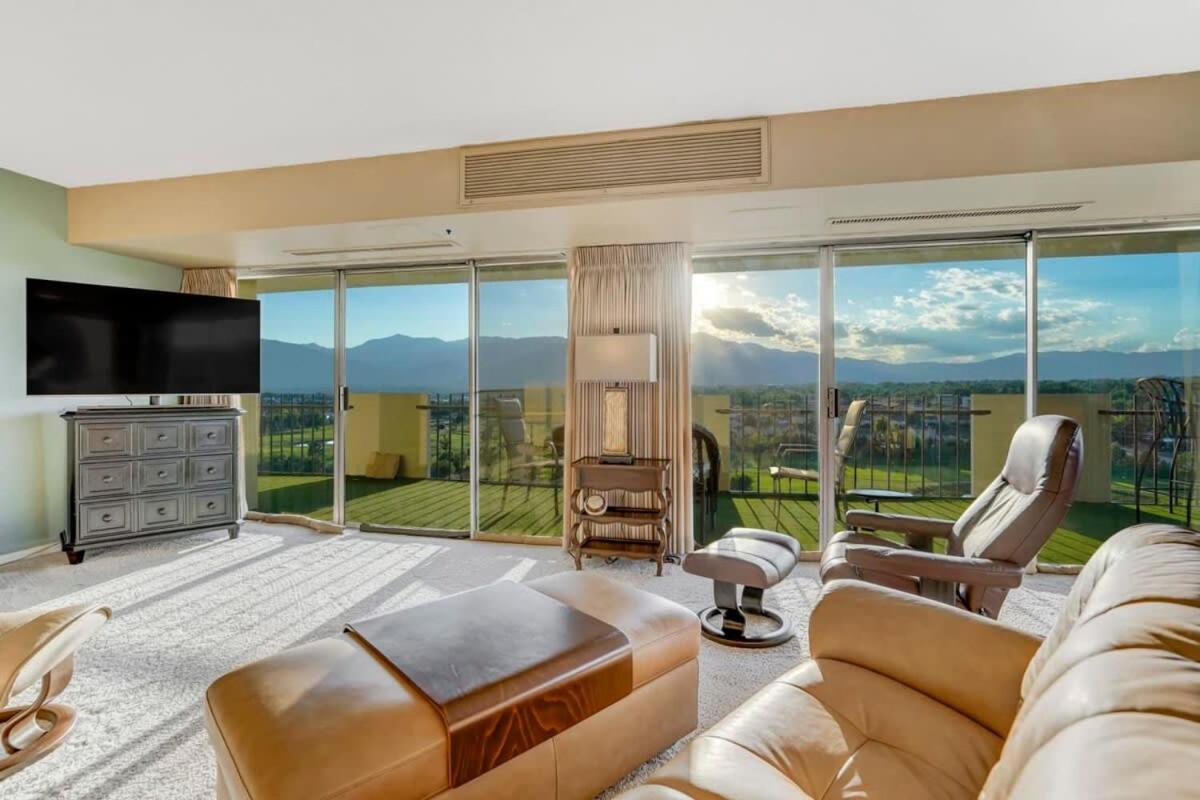 Apartment Mountain Views From L-shaped Terrace *
